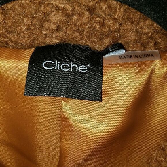 Cliche Wool Blend Cold Weather Teddy Coat - Picture 5 of 11